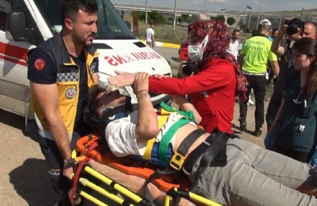 Sağlık çalışanının elini bırakmadı