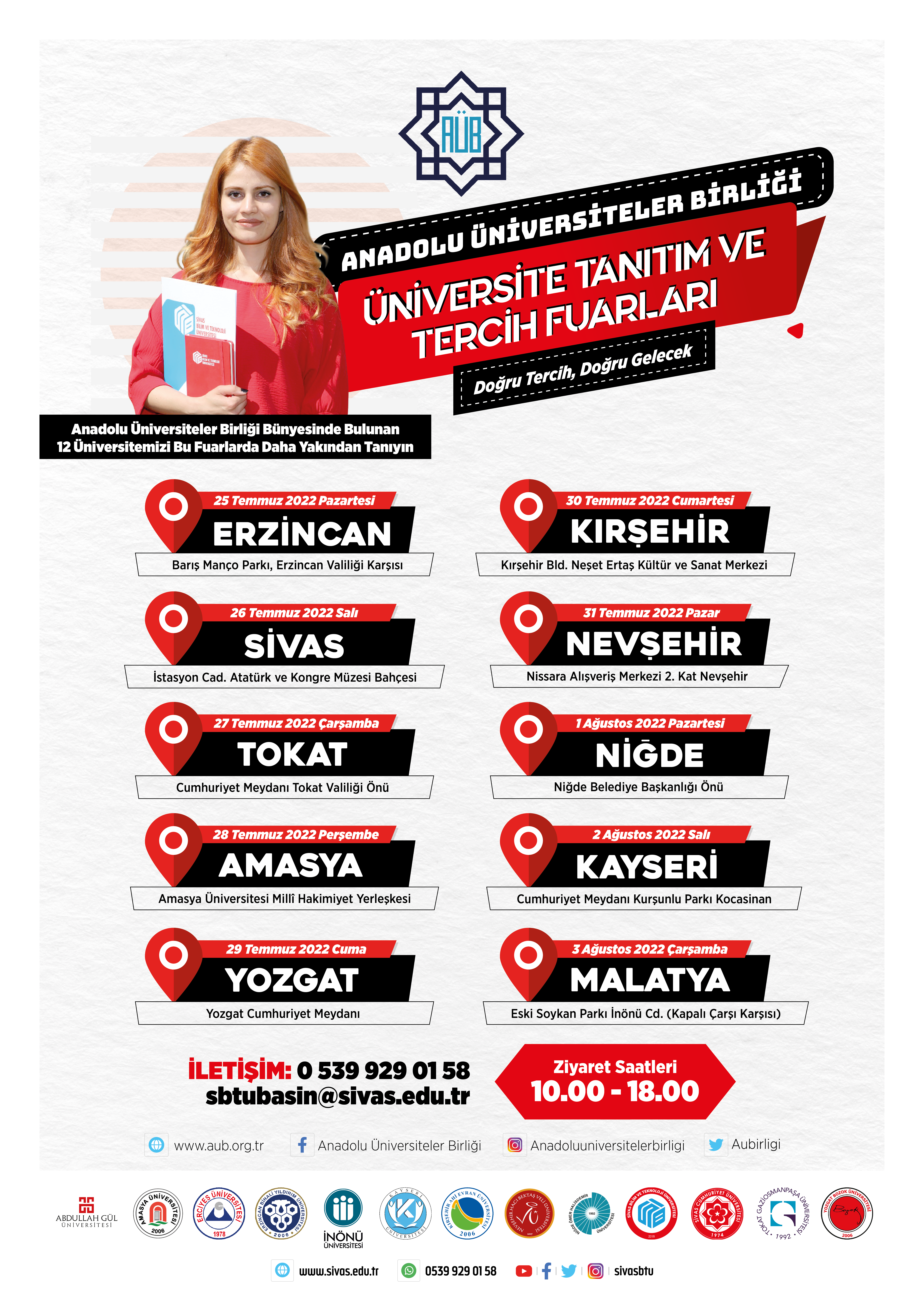 AÜB tercih fuarı düzenleyecek