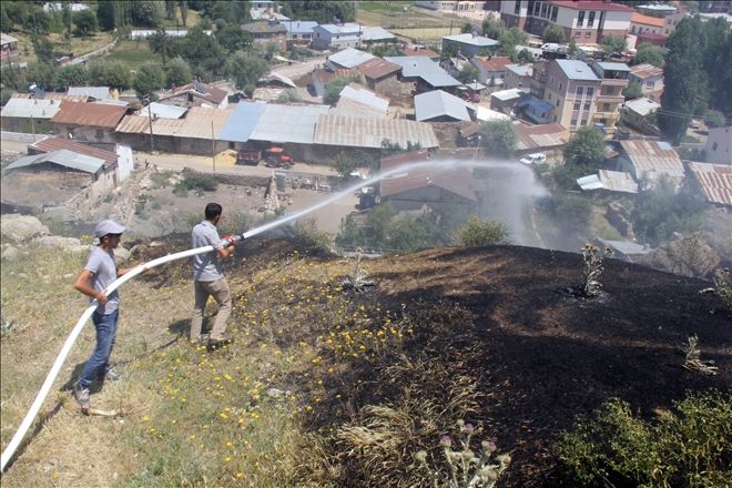 HAFİK´TE OY YANGINI