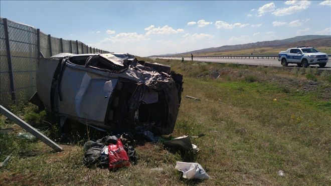 TRAFİK KAZASI : 1 YARALI