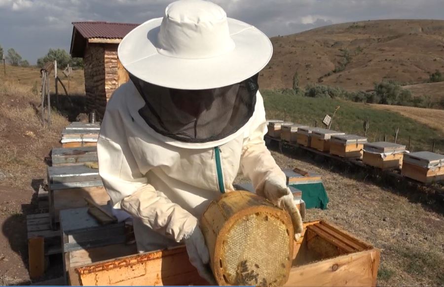 ÜÇ KUŞAKTIR BAL ÜRETİYORLAR (VİDEO)