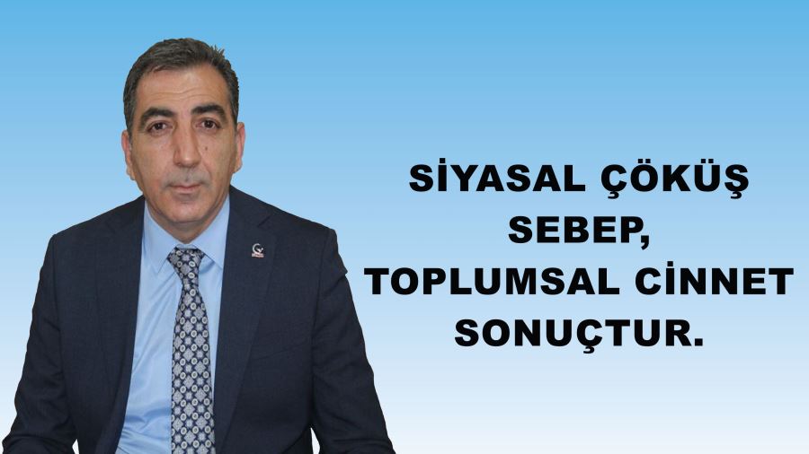 Toplumsal cinnet halindeyiz