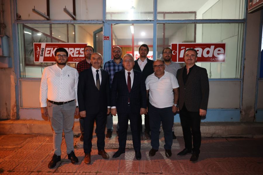 Vali Şimşek’ten gazetemize ziyaret