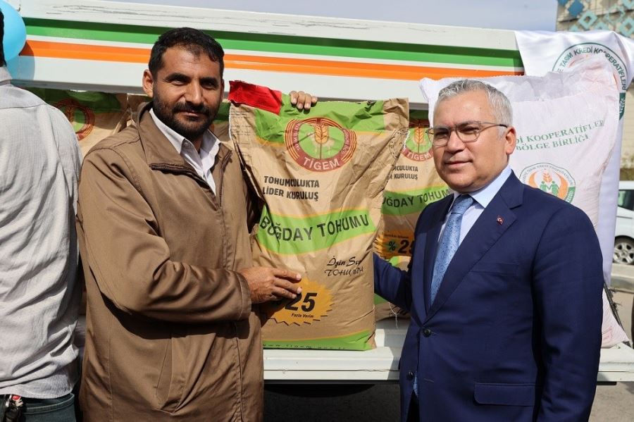 Çiftçiye tohum desteği