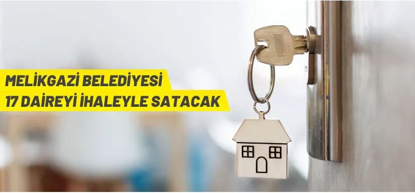 Melikgazi Belediyesi'nden satılık daireler