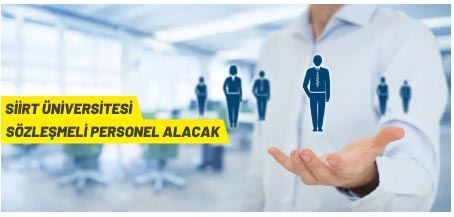 Siirt Üniversitesi Rektörlüğü 31 Sözleşmeli Personel alacak