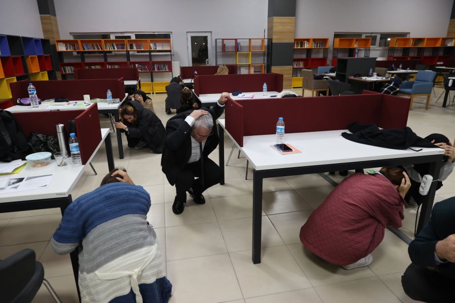 Deprem tatbikatı müzede yapılacak