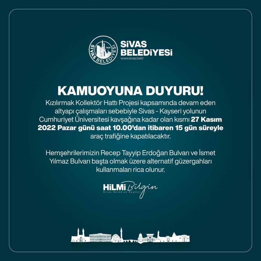 Alternatif güzergahları kullanın