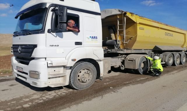 Kış lastiği denetimi yapıldı