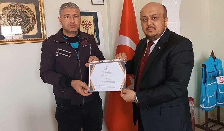 Esnaftan su kuyu projesine destek