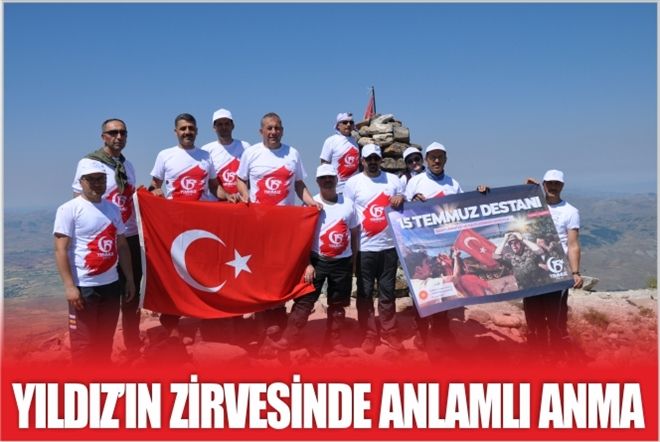 Yıldız´ın zirvesinde ANLAMLI ANMA