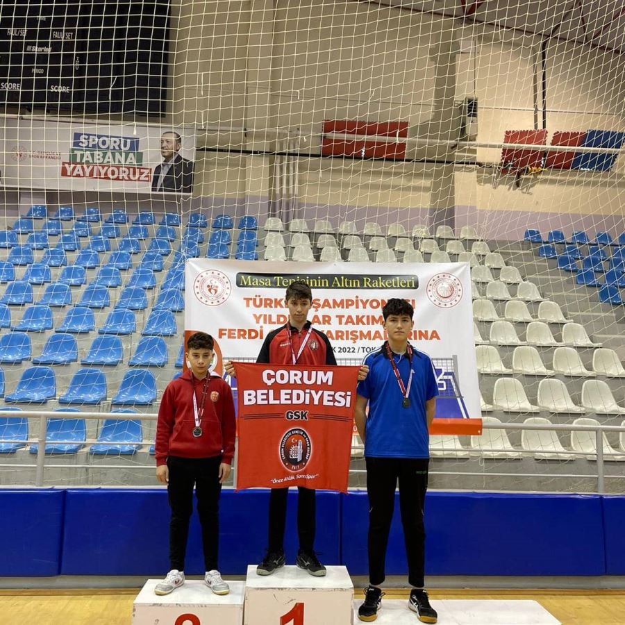 Bronz madalya kazandı