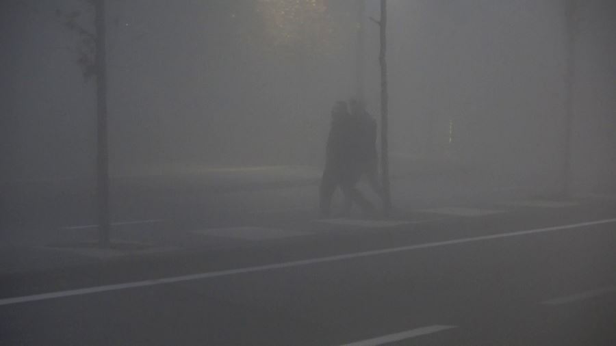 Sivas’ta yoğun sis (Video)