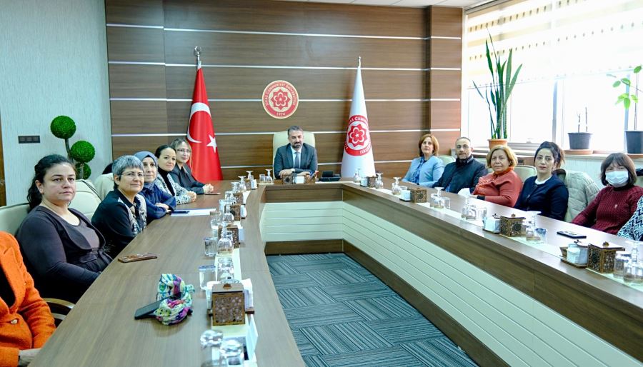 Akredite heyeti ile toplantı yapıldı