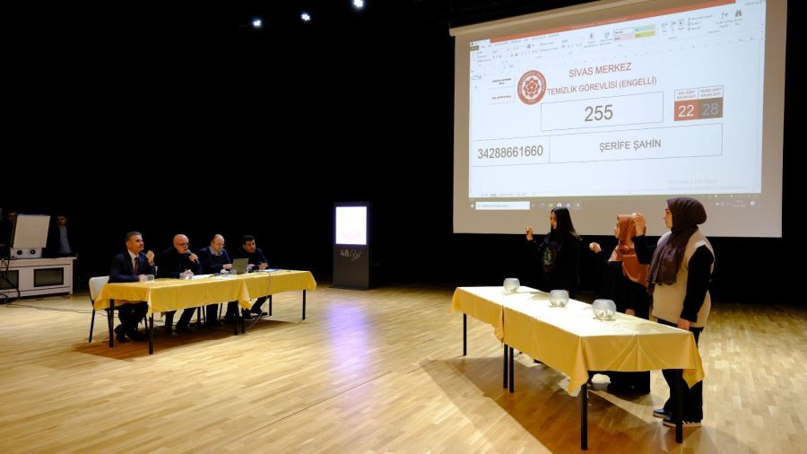 Kazanan işçiler kurayla belirlendi