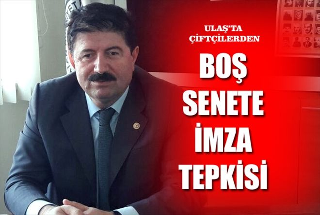 Ulaş´ta çiftçilerden