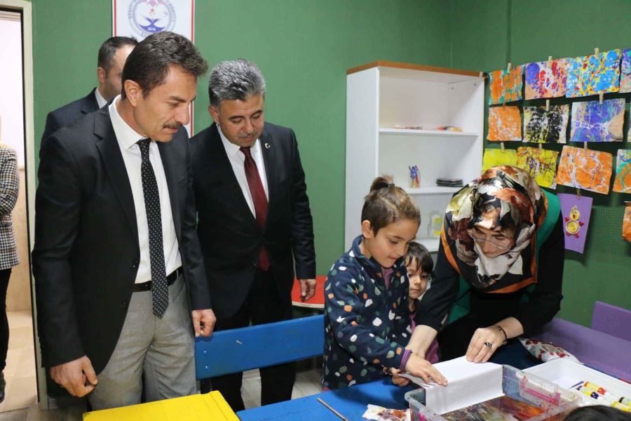 Okulda atölyeler açıldı