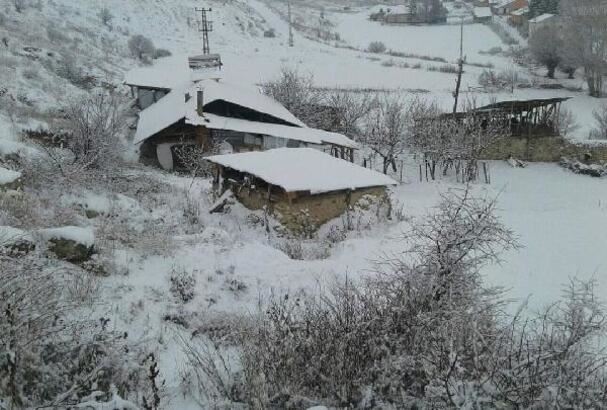 Divriği'de kar yağışı