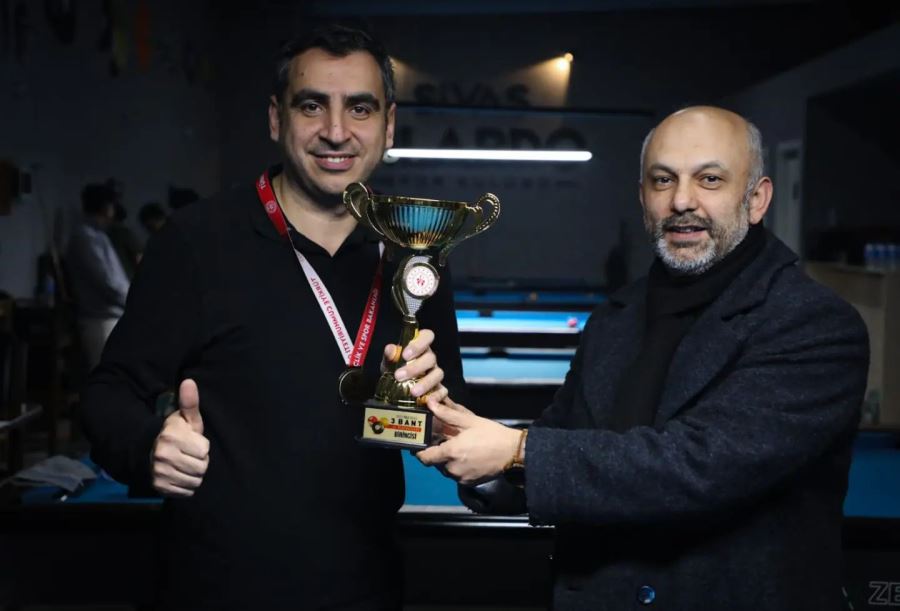 Bilardo il birinciliği sona erdi