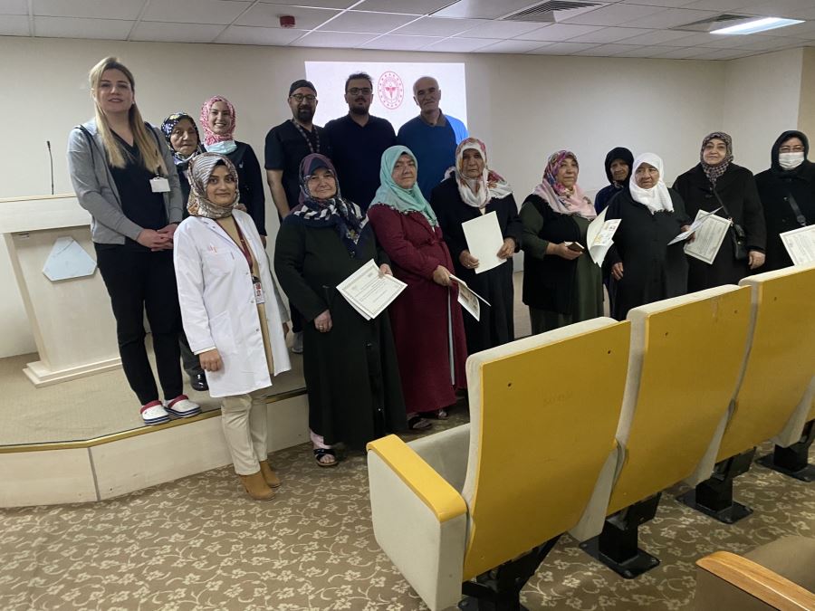 Diyabet hastalarına diploma