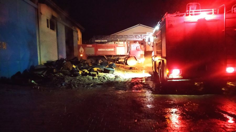 Süt toplama tesisinde patlama