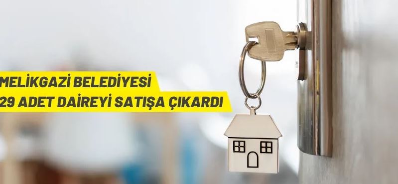 Melikgazi Belediyesi'nden satılık daireler