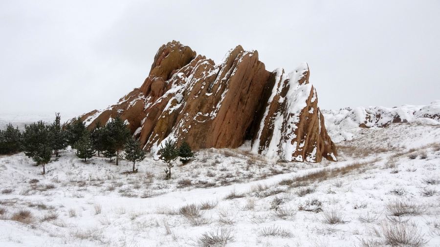 Dünyadaki Mars kar altında