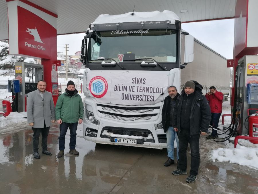 SBTÜ yardım TIR’ı gönderdi
