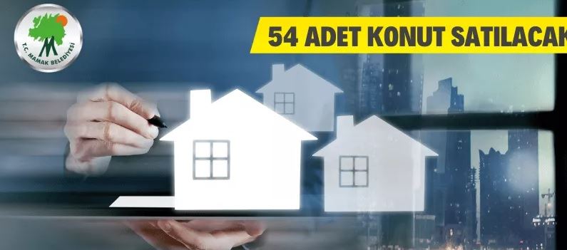 Mamak Belediyesi 54 adet daire satıyor