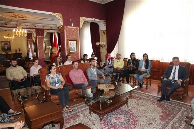 VALİ GÜL´ÜN MİSAFİRLERİ