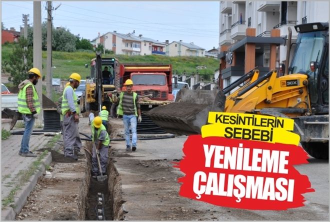 KESİNTİLERİN SEBEBİ YENİLEME ÇALIŞMASI