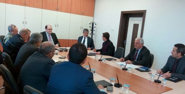 SUŞEHRİ`NDE KARLA MÜCADELE TOPLANTISI YAPILDI