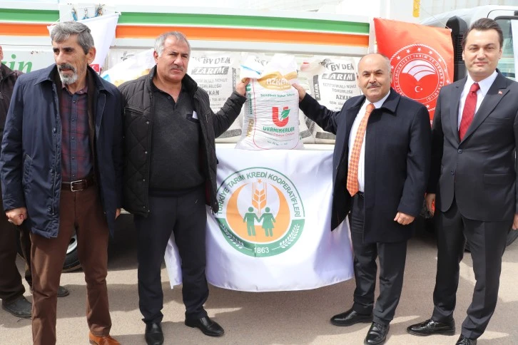 Çiftçilere Nohut Tohumu Desteği