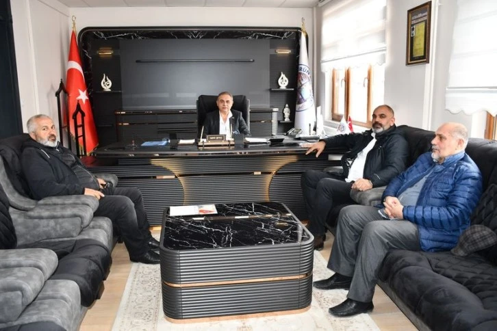 Çalışkan'dan Başkan Çiftçiye Ziyaret