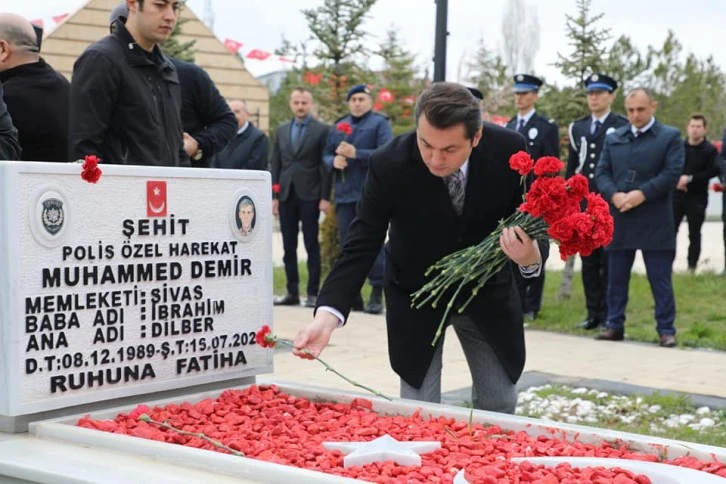 Şehit Mezarlarına Karanfil