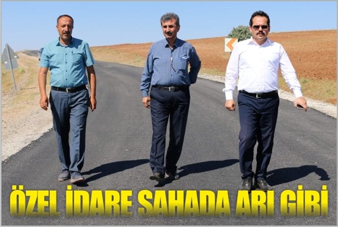 ÖZEL İDARE, SAHADA ARI GİBİ