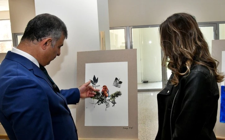 Depremzedelerin Eserleri Sergilendi