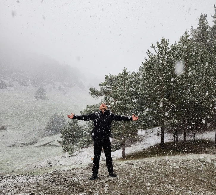 Sivas'a Mayıs Karı