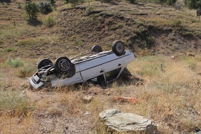 TRAFİK KAZASI: 3 YARALI