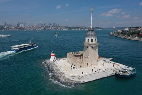 Restorasyonu Biten Kız Kulesine Yoğun İlgi