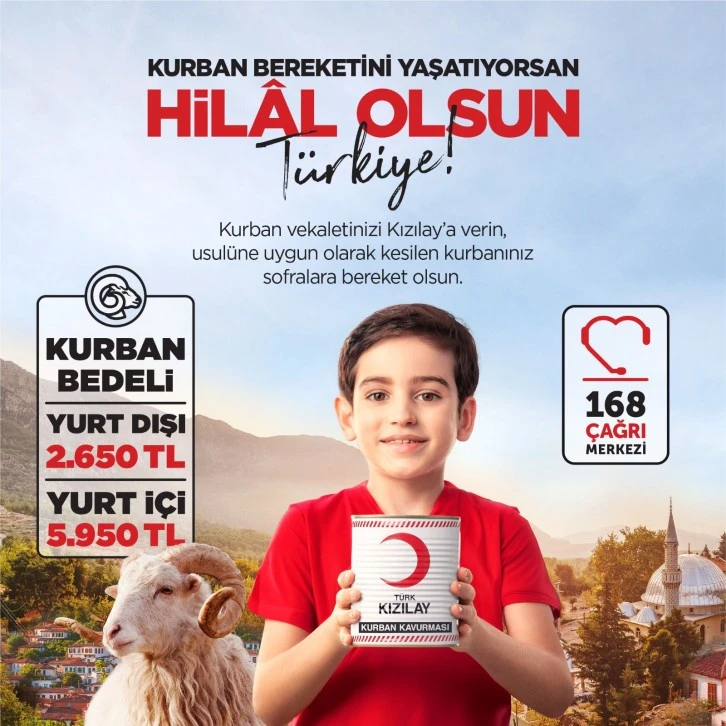 Kızılay Kurban Modeli Örnek Oluyor