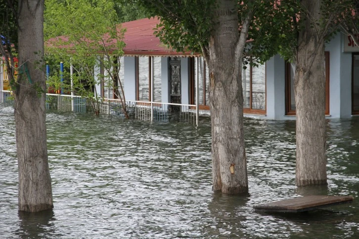 Kılıçkaya Barajı Taştı