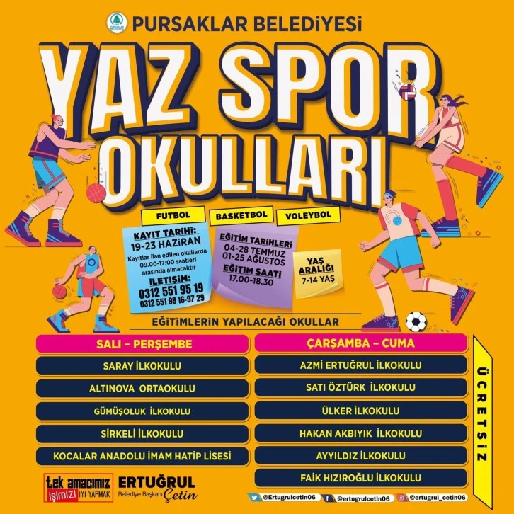 Yaz Kursları Başlıyor