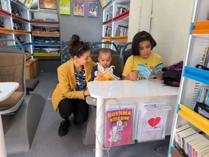 Gezici Kütüphane Çocuklara Ulaşacak