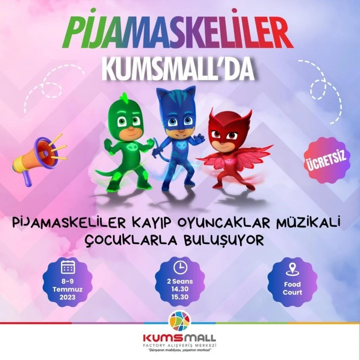 Pijamaskeliler Çocuklarla Buluşacak