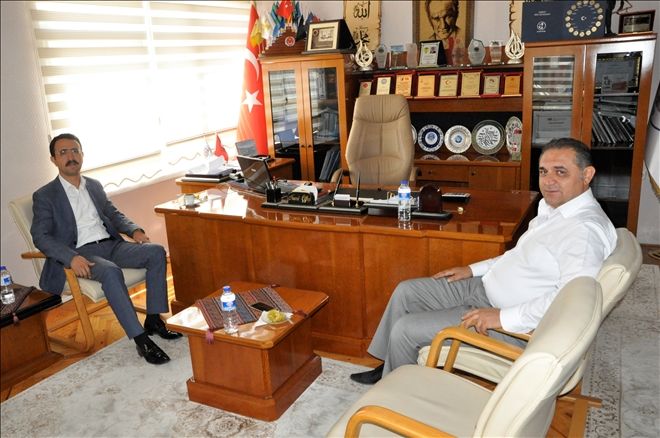 KAYMAKAM ÖZDEMİR´den BAŞKAN ÇİFTÇİ´ye VEDA ZİYARETİ