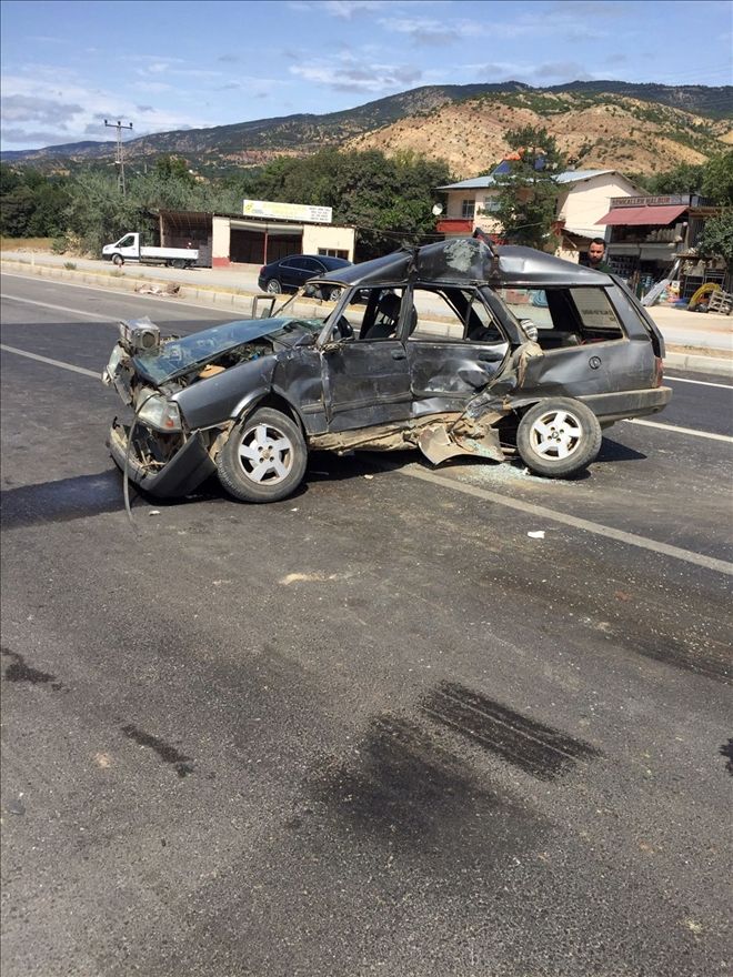 TRAFİK KAZASI : 1 YARALI