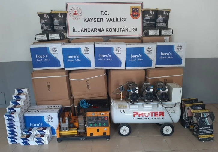 204 Kilo Kaçak Tütün Ele Geçirildi