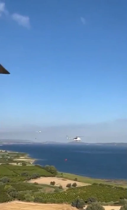 Yangına Müdahale Devam Ediyor