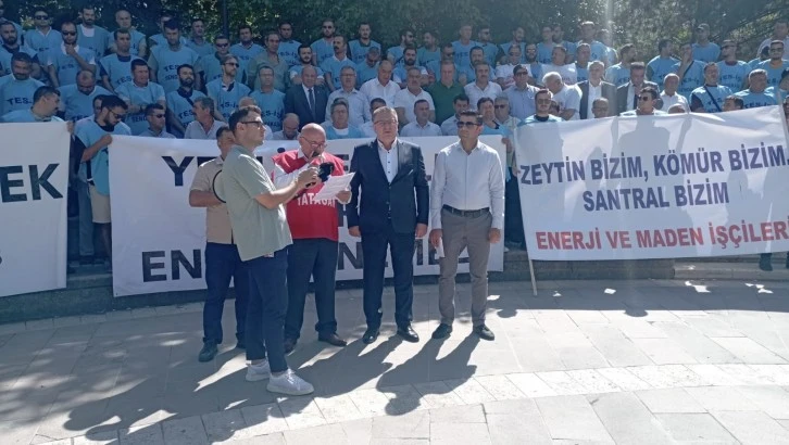 Madenlere Sahip Çıkmak İçin TBMM’nin Önünde Toplandılar